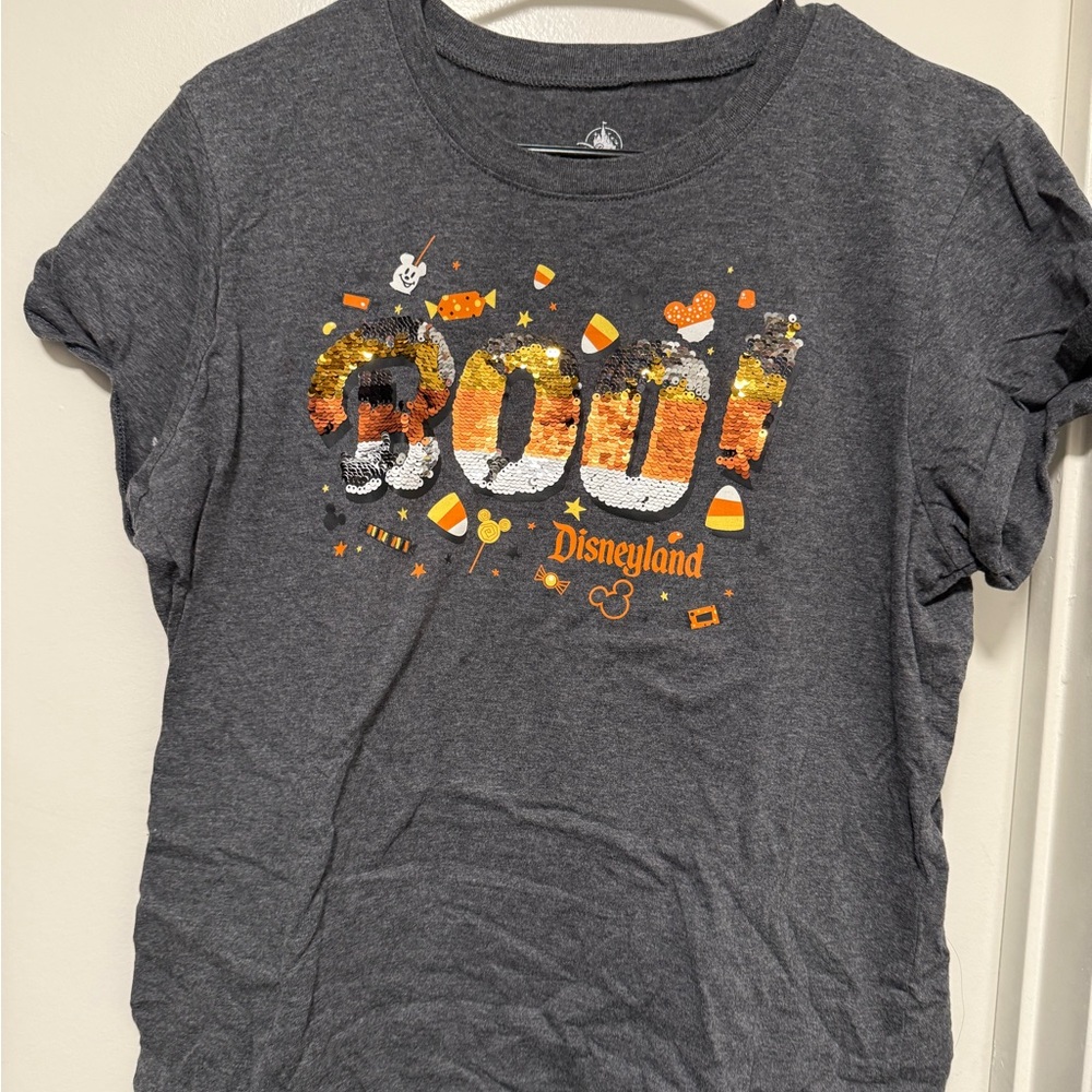 Disney Kids Charcoal Boo! Halloween Tee